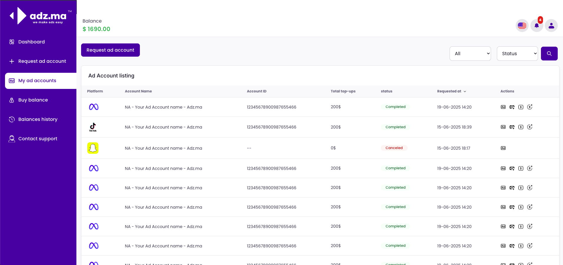 adaccounts-screen